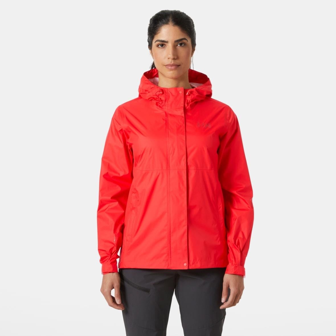 Helly Hansen W Loke Jacket 2.0 Kadın Yağmurluk - Kırmızı