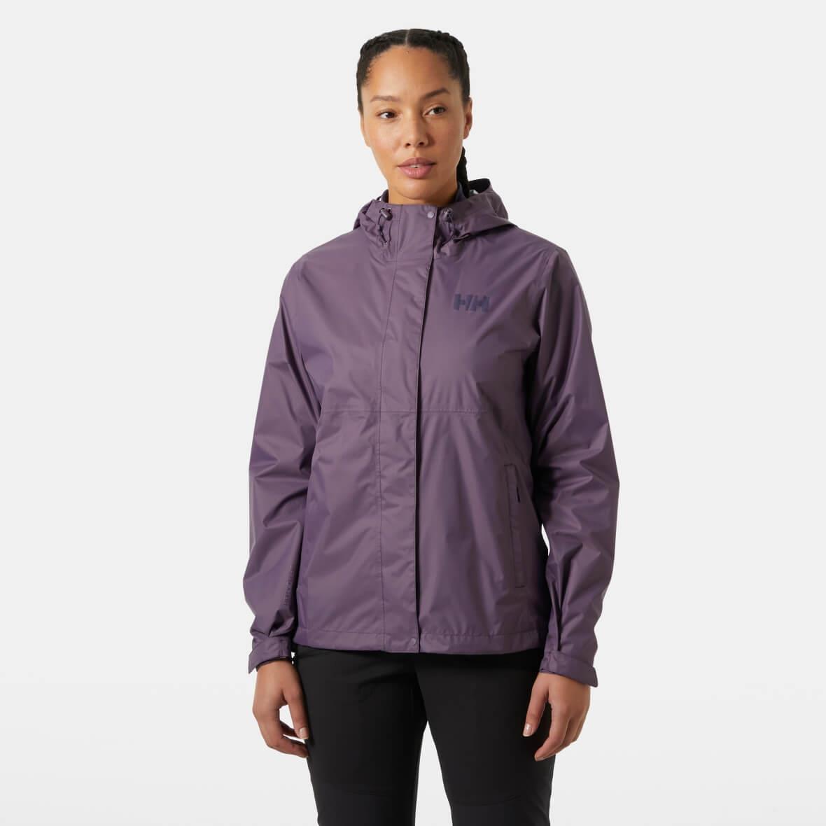 Helly Hansen W Loke Jacket 2.0 Kadın Yağmurluk - Mürdüm
