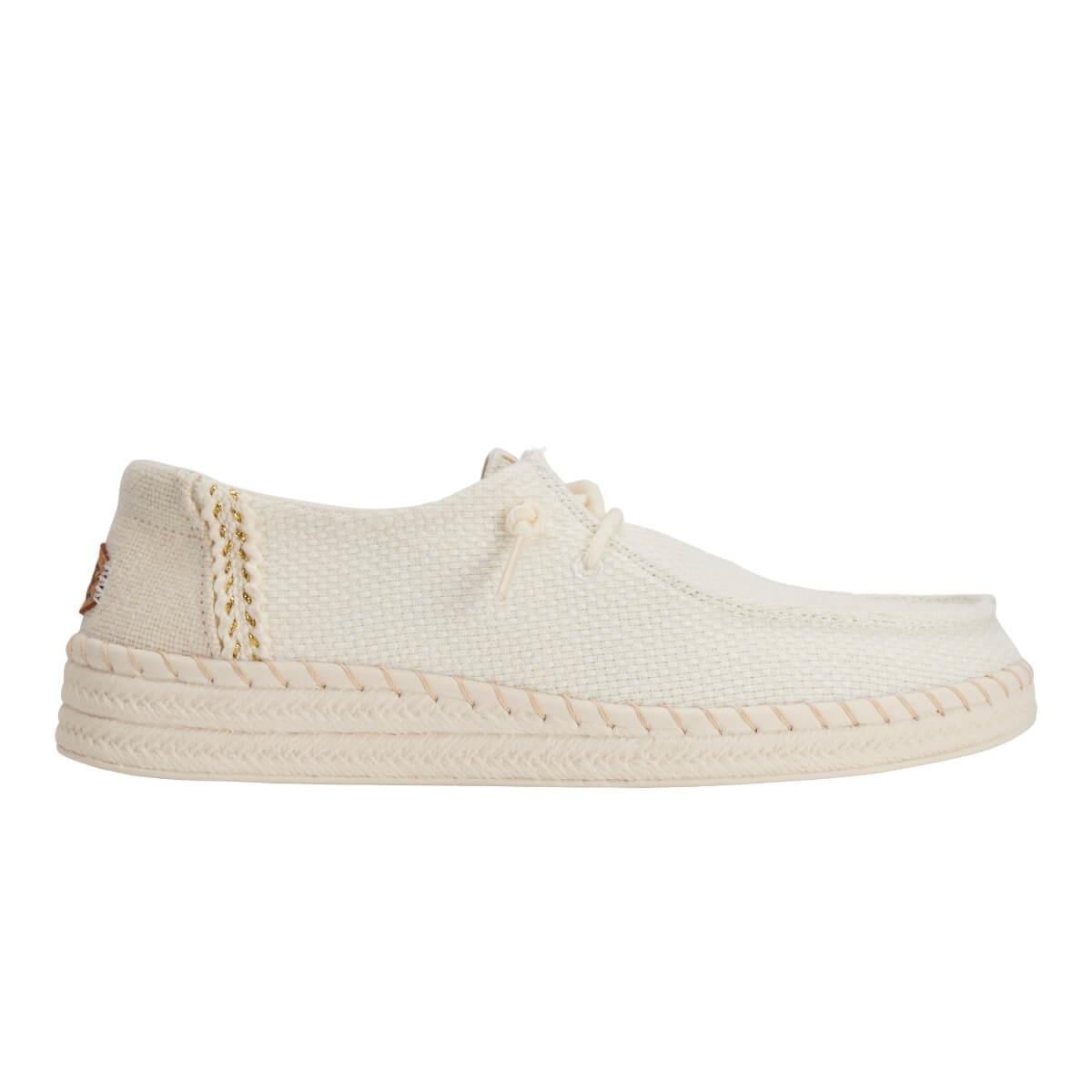 Hey Dude Wendy Espadrille Woven Kadın Ayakkabı - Beyaz