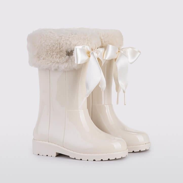 Igor Campera Charol Soft Çocuk Yağmur Çizmesi - Fildişi