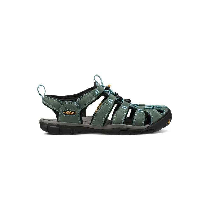Keen Clearwater CNX Leather Kadın Sandalet - Yeşil