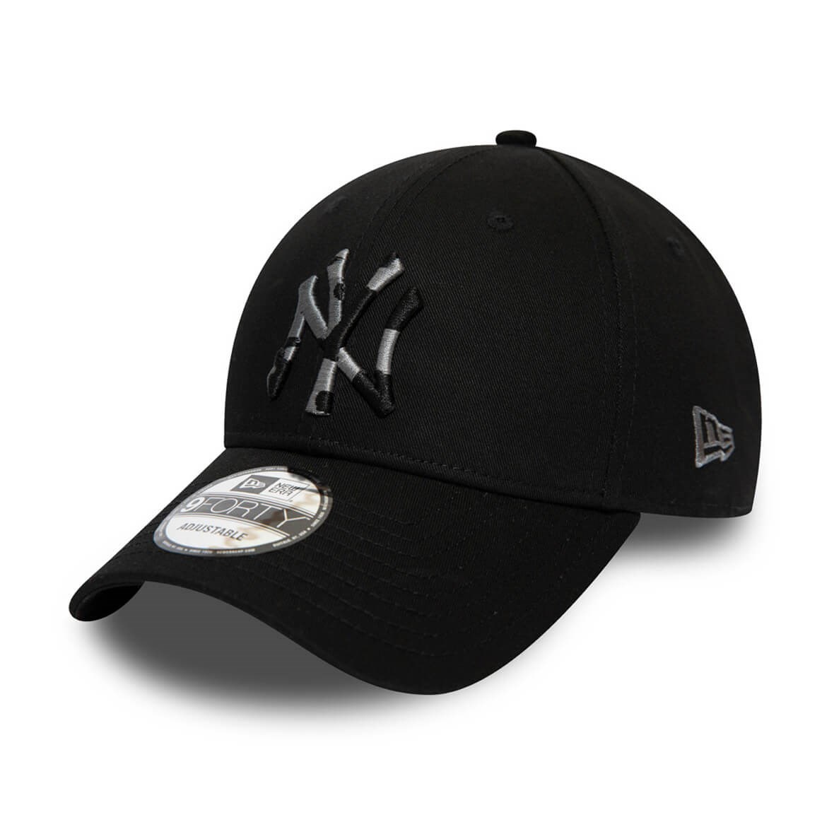 New Era Şapka - Camo Infill 9FORTY New York Yankees Black