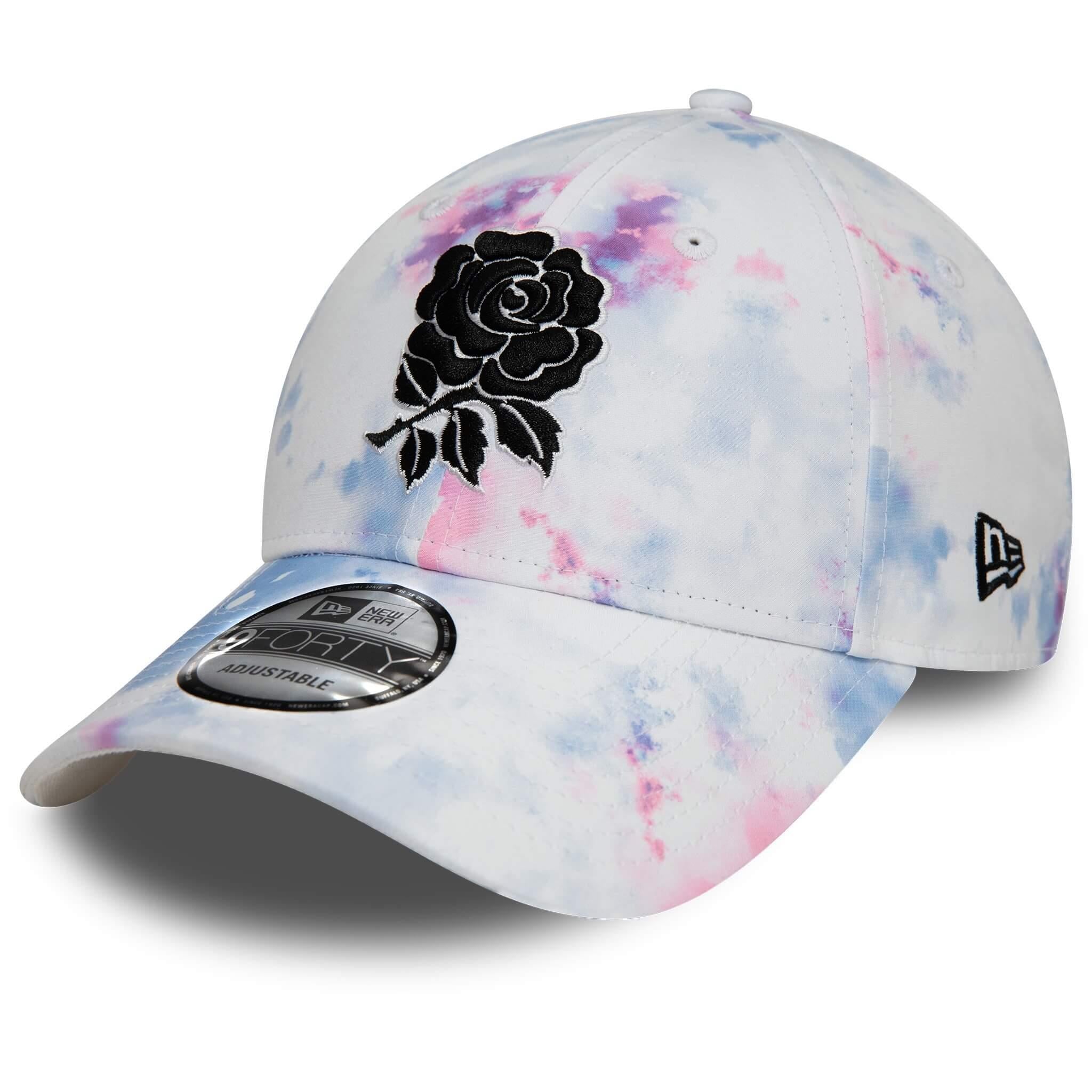New Era Şapka - England RFU Tie Dye 9FORTY - Beyaz / Multi