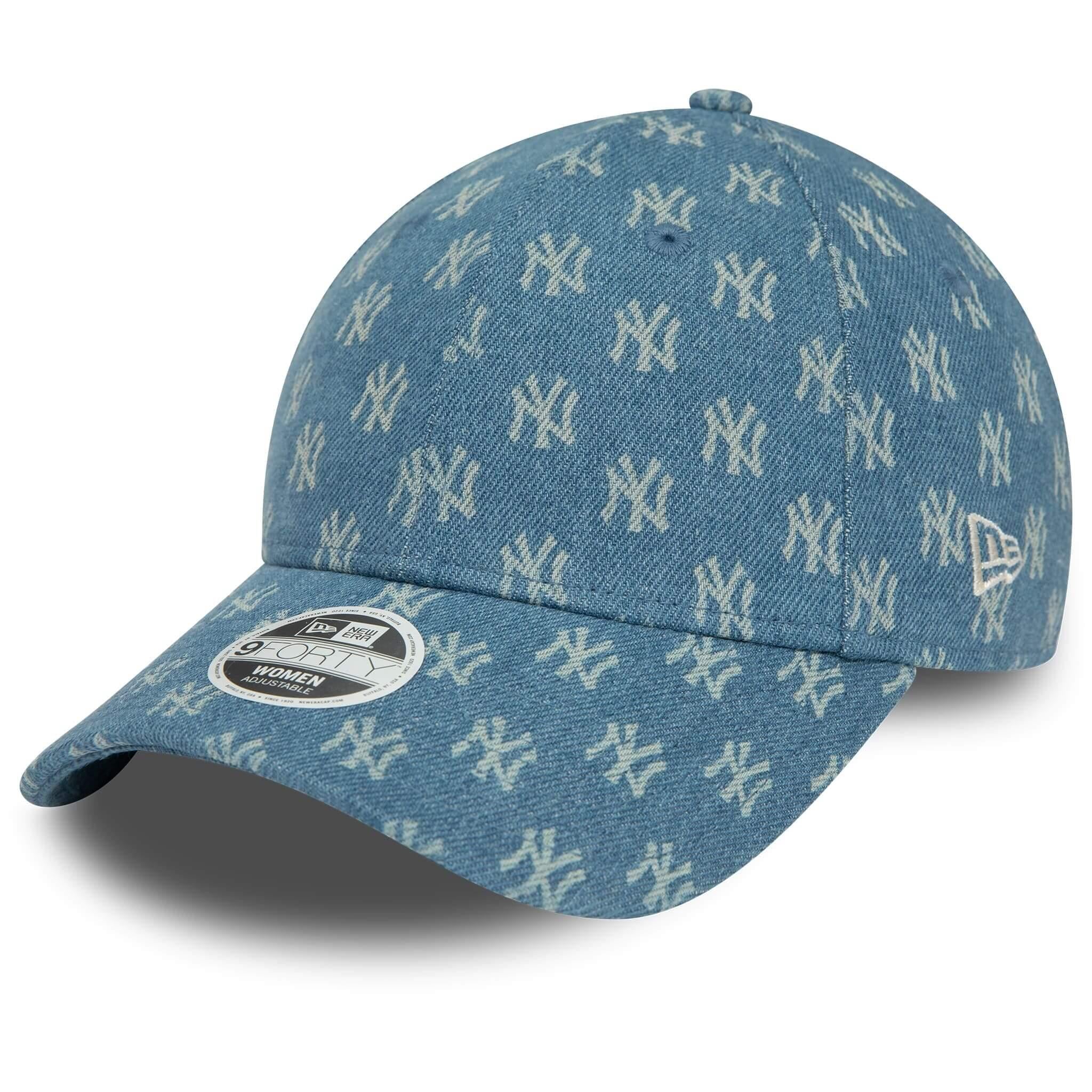 New Era Şapka - Wmns Denim Mono 9FORTY New York Yankees - Mavi