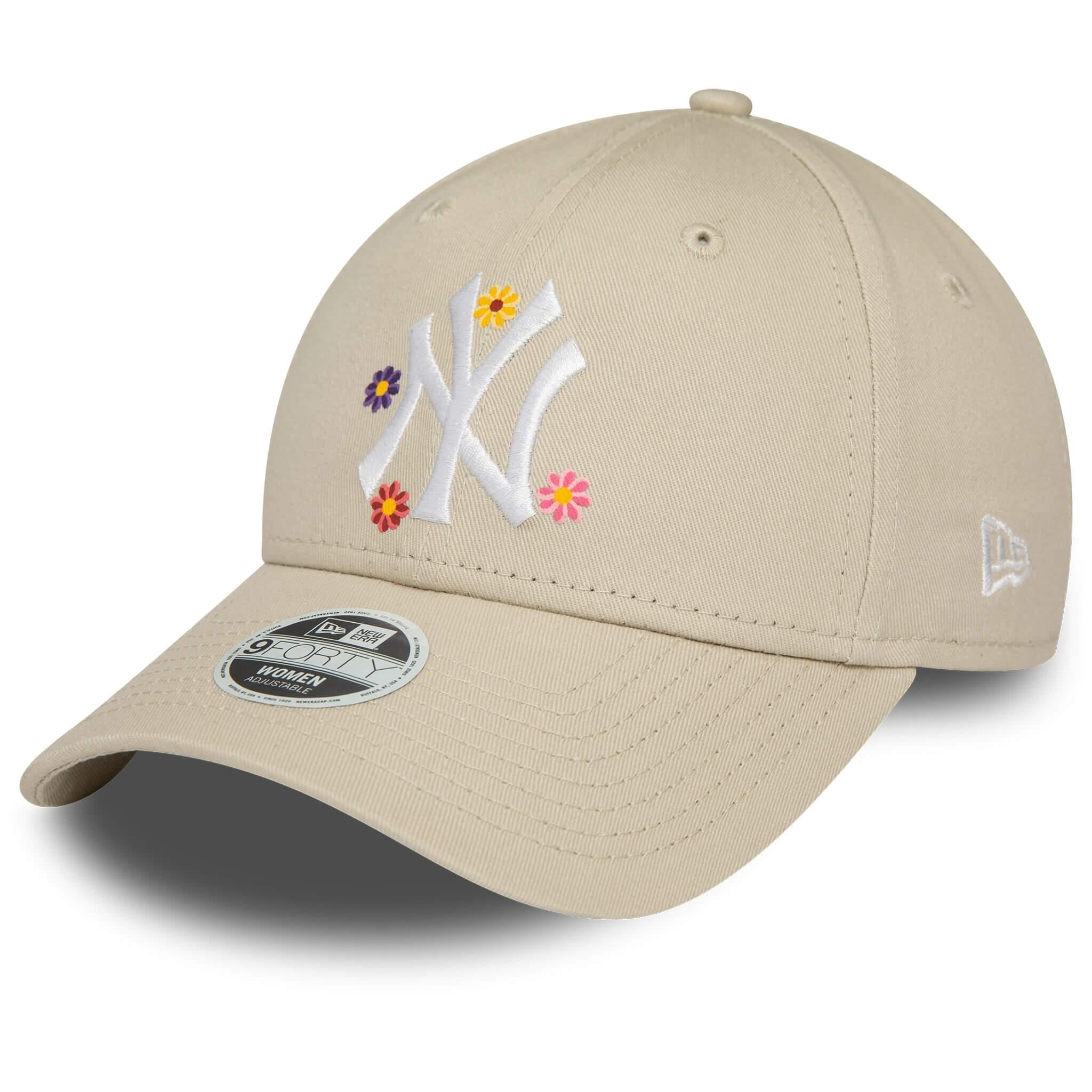 New Era Şapka - Wmns Flower 9FORTY New York Yankees - Bej