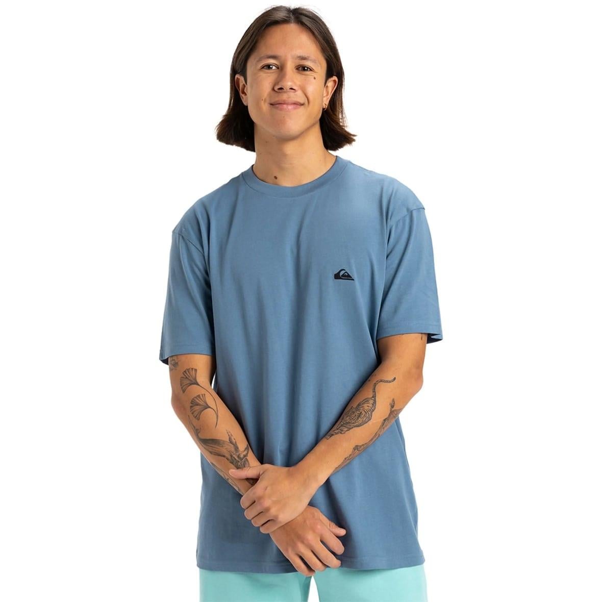 Quiksilver Basic SS Tee Young Men Erkek T-Shirt - Mavi