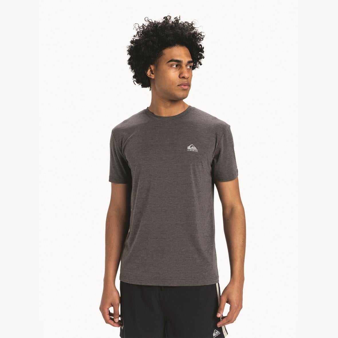 Quiksilver Coastal Run SS Erkek T-Shirt - Antrasit