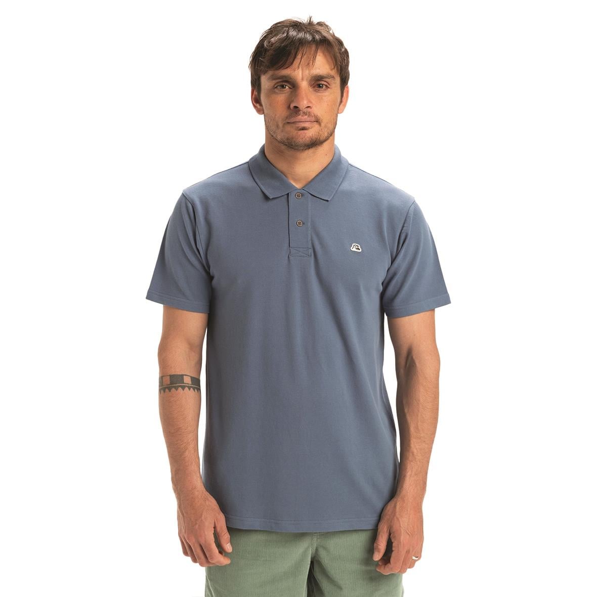 Quiksilver DNA Polo Erkek Polo T-Shirt - Mavi
