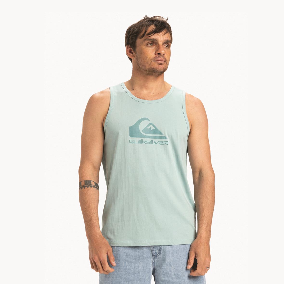 Quiksilver Ev Comp Logo Tank Erkek Atlet - Su Yeşili