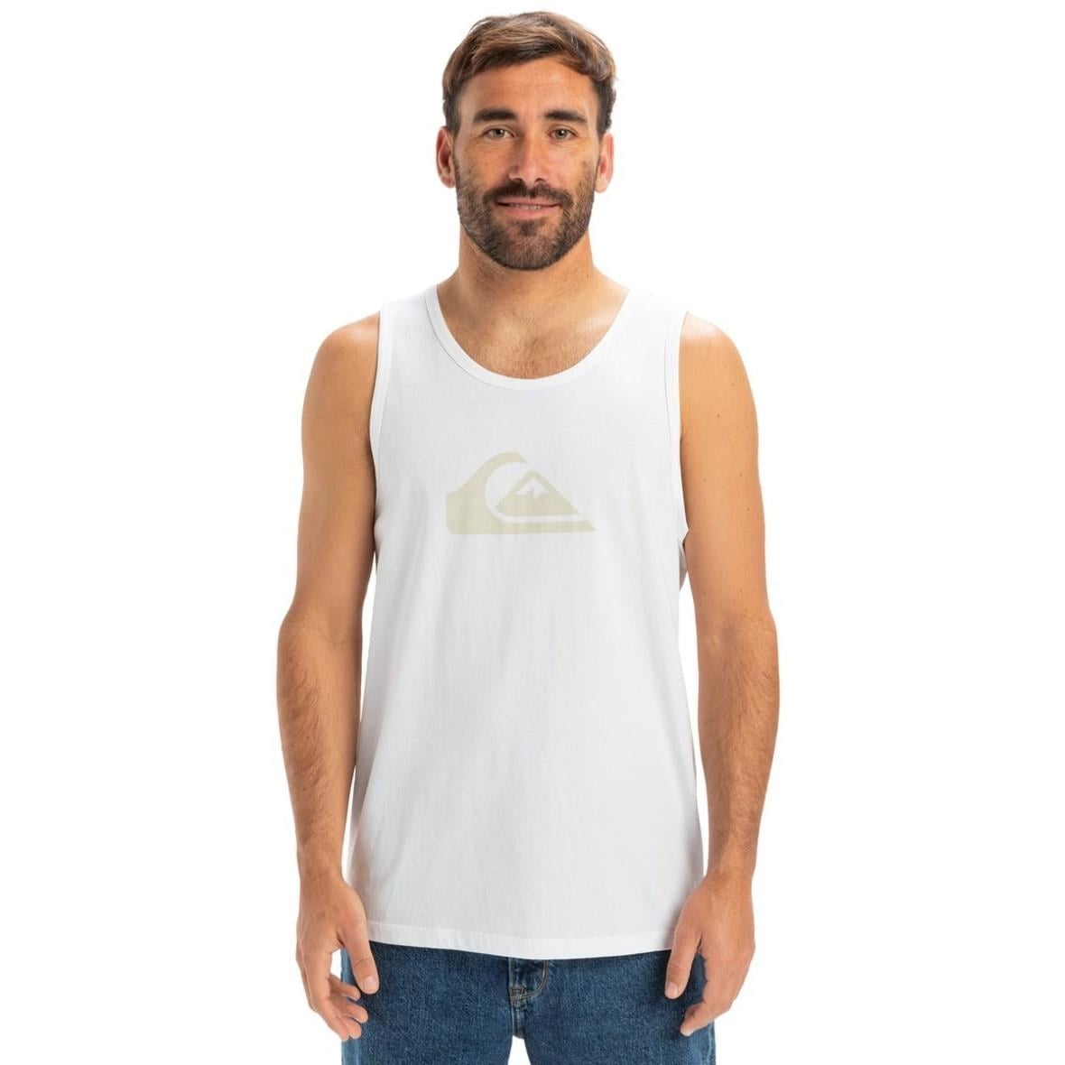 Quiksilver Ev Comp Logo Tank Erkek Atlet - Beyaz