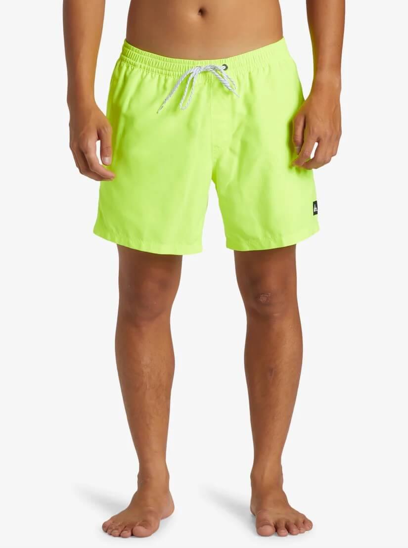 Quiksilver Everyday Solid Volley 15 Erkek Deniz Şortu - Neon Sarı