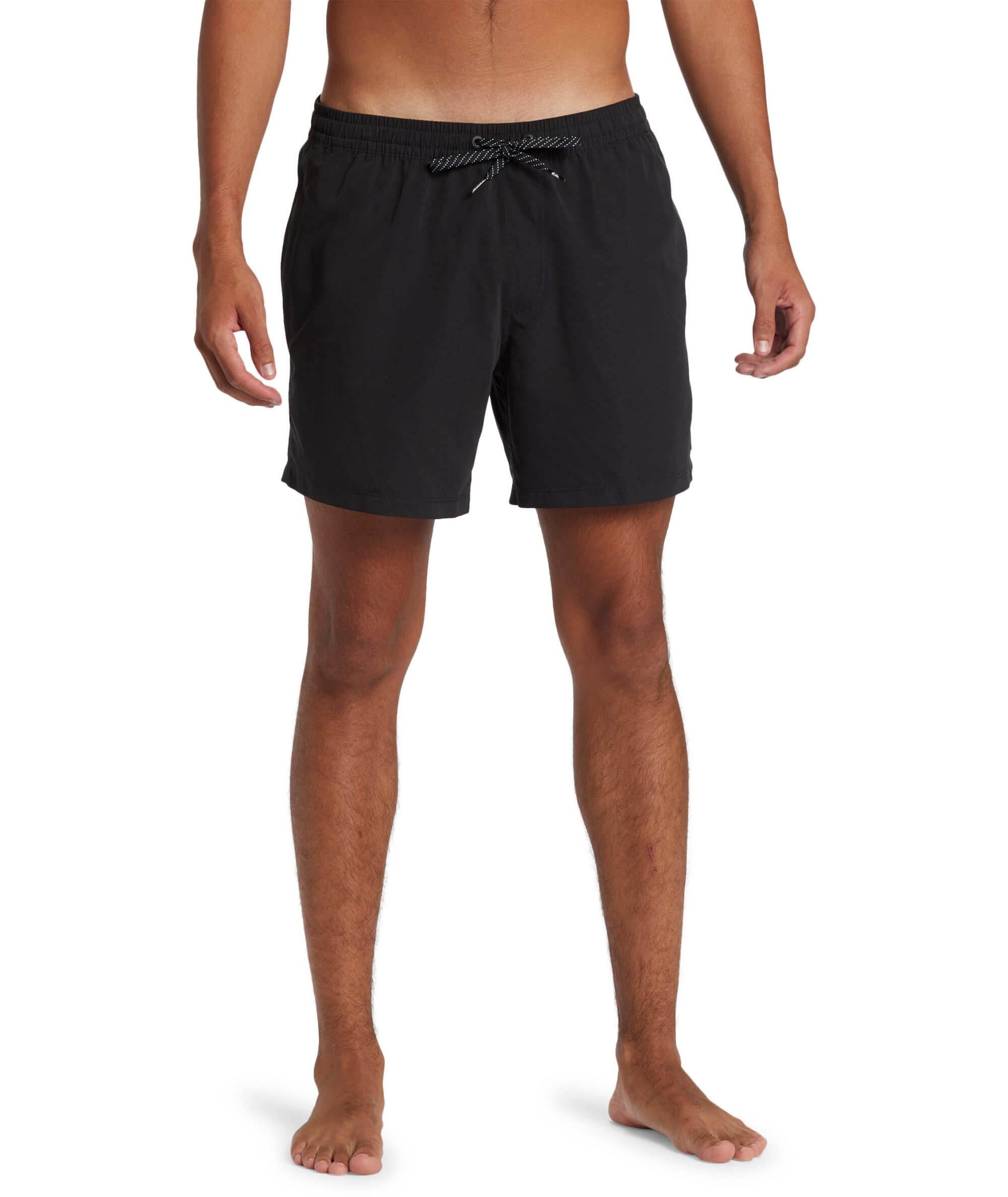 Quiksilver Everyday Solid Volley 15 Erkek Deniz Şortu - Siyah