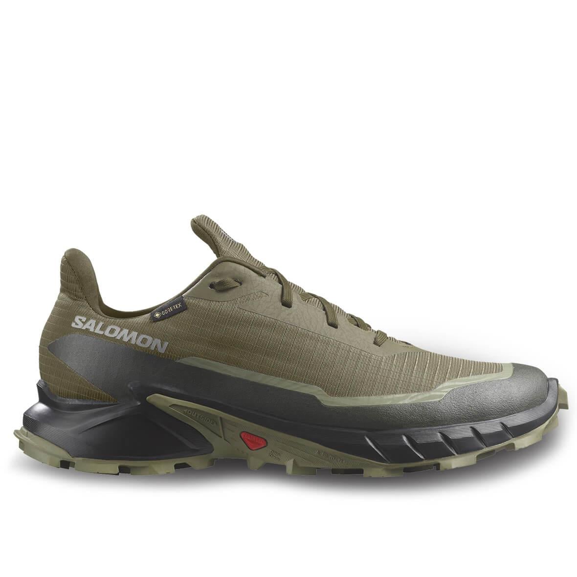 Salomon Alphacross 5 GTX Erkek Koşu Ayakkabısı - Haki
