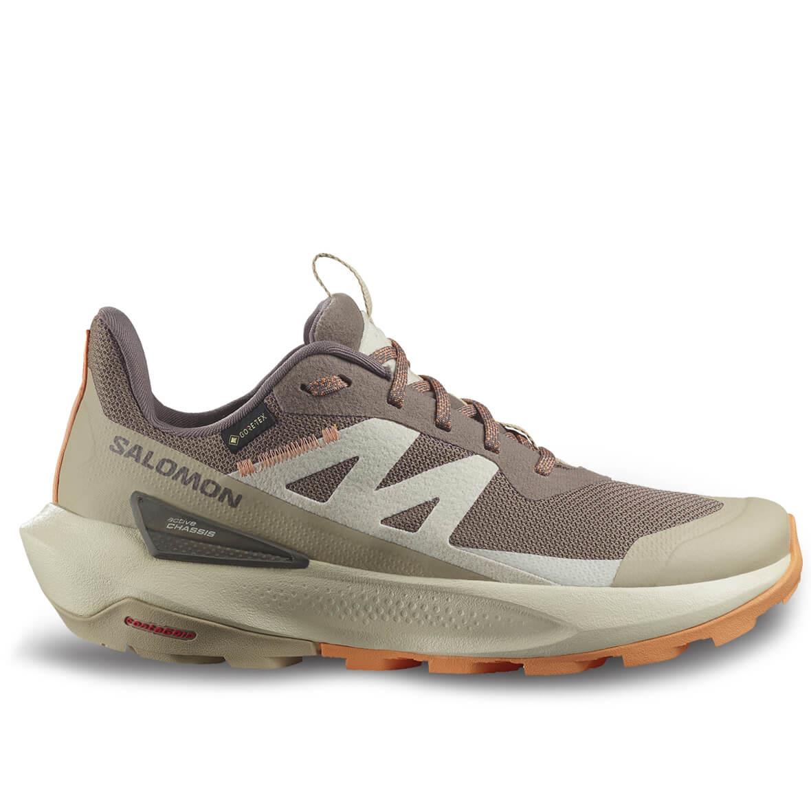 Salomon Elixir Activ GTX W Gore-Tex Kadın Outdoor Ayakkabı - Latte