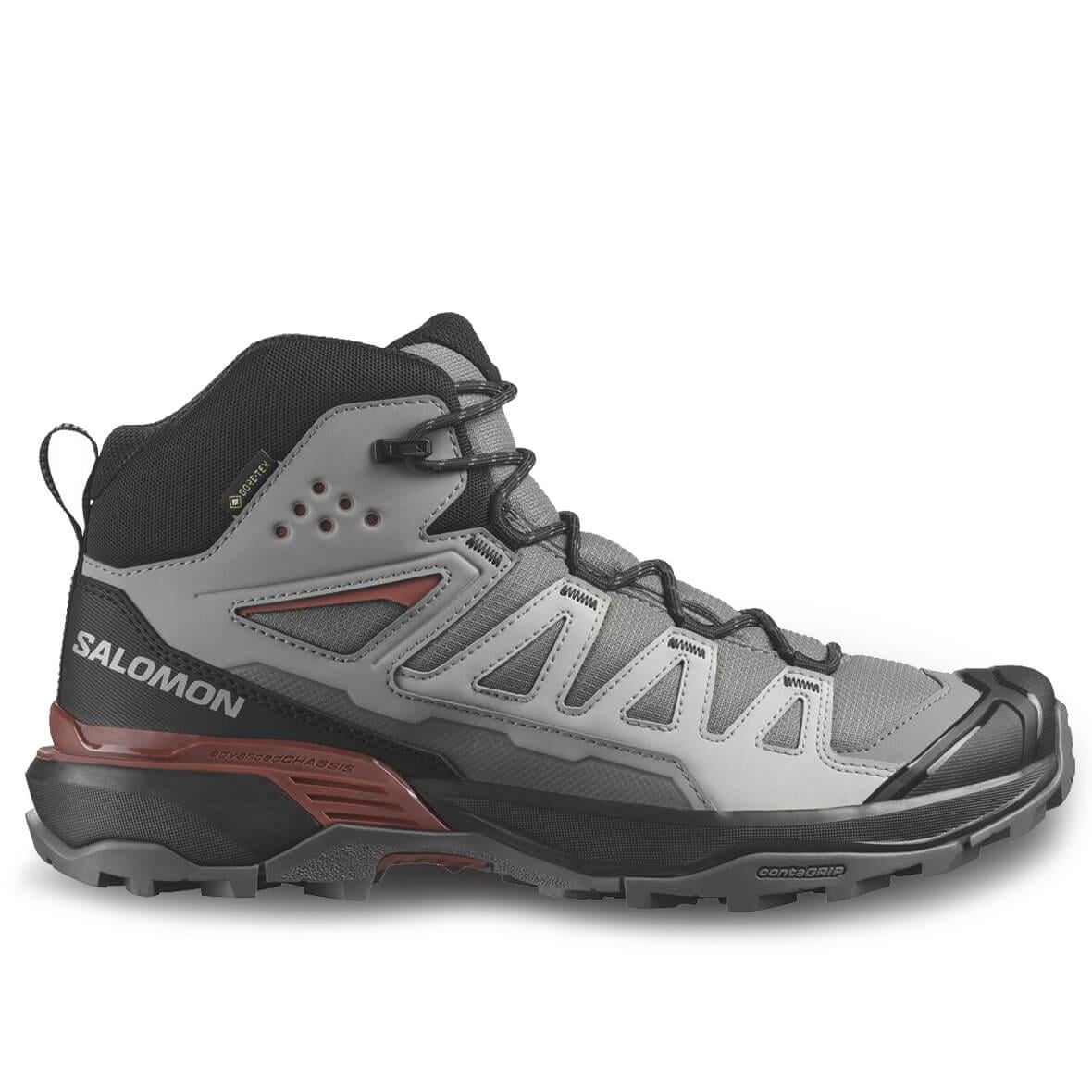 Salomon X Ultra 360 Mid GTX Gore-Tex Erkek Outdoor Bot - Gri
