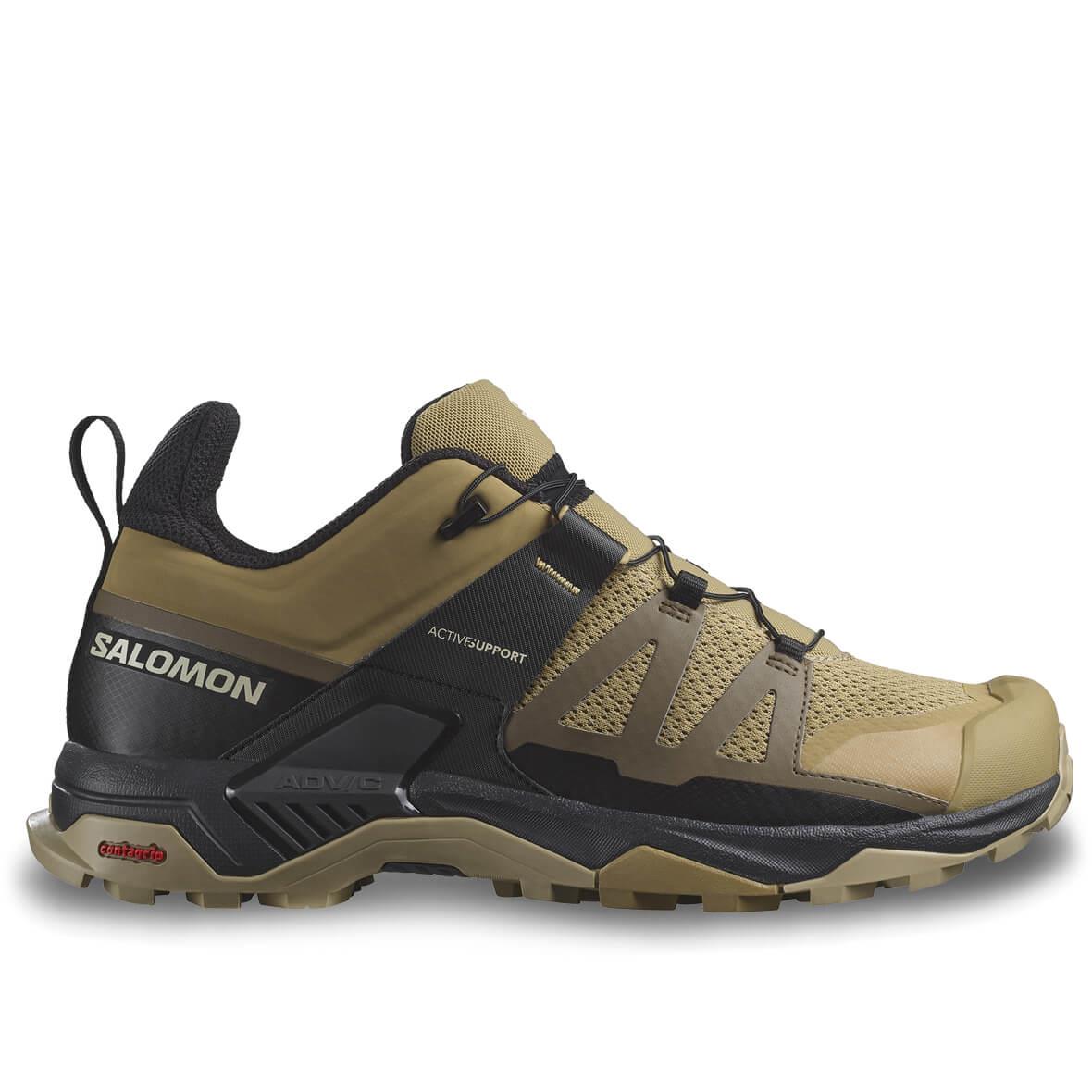 Salomon X Ultra 4 Erkek Outdoor Ayakkabı - Toprak / Siyah