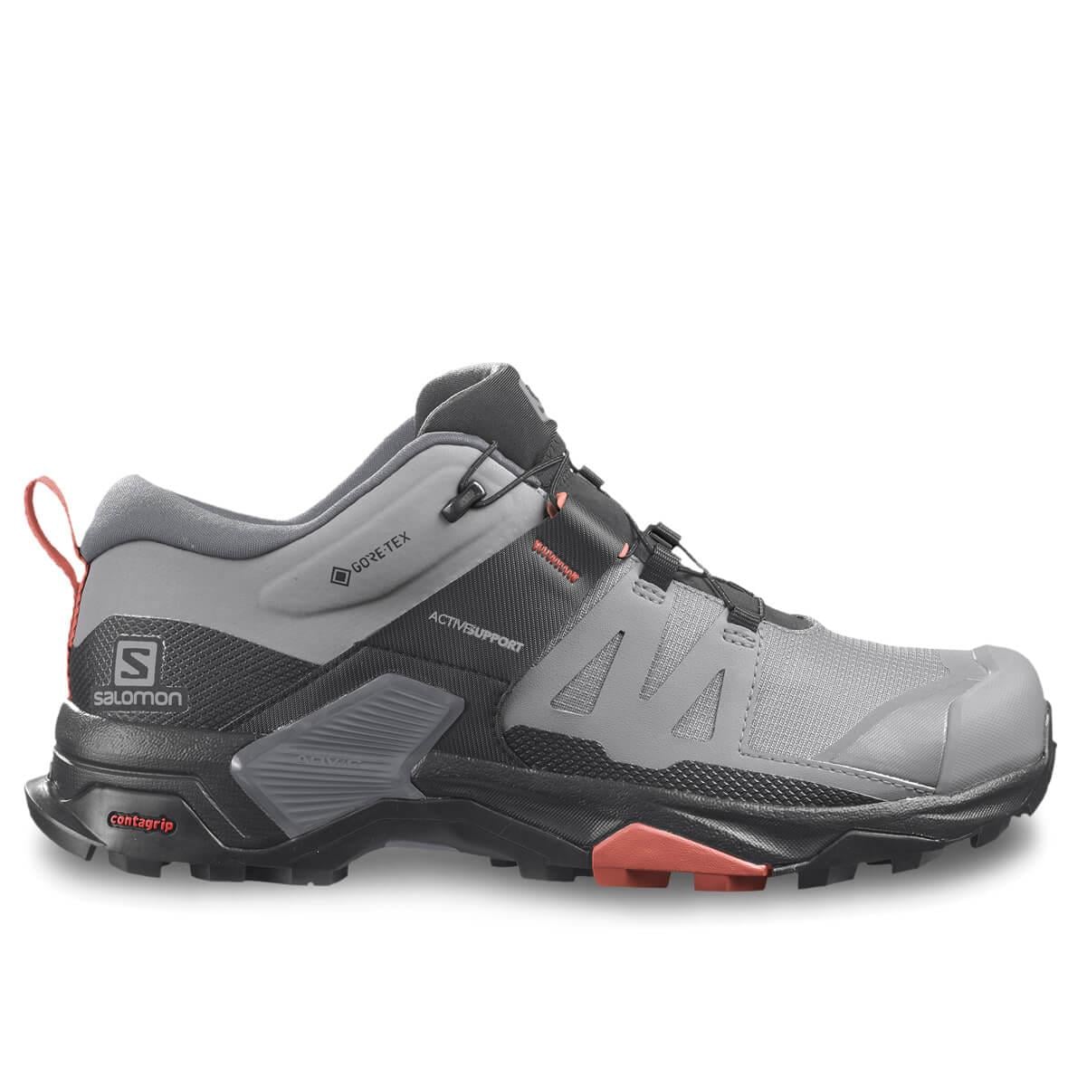 Salomon X Ultra 4 Gore-Tex Kadın Outdoor Ayakkabı - Gri