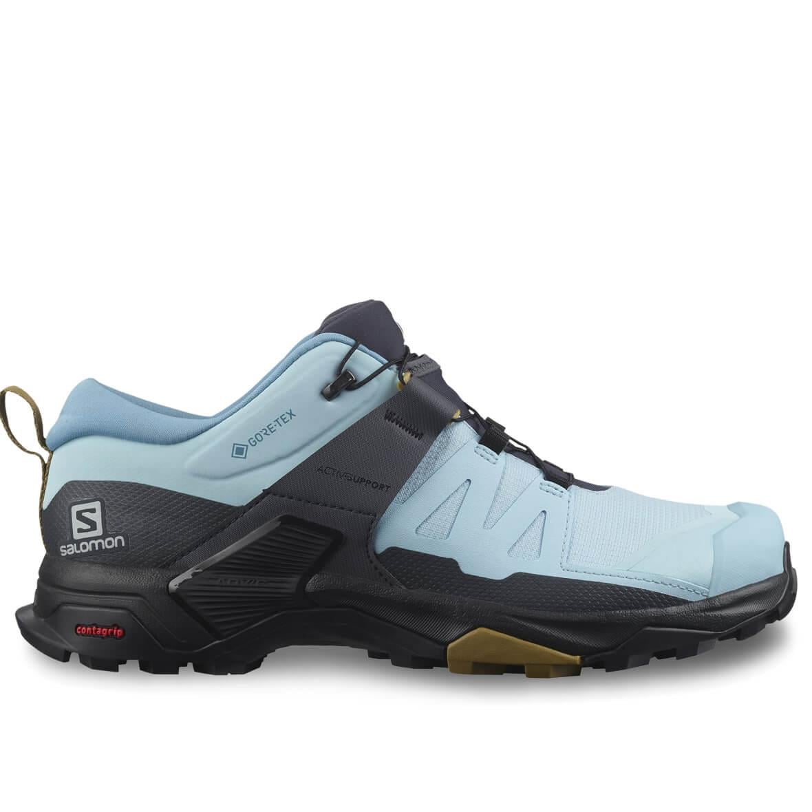 Salomon X Ultra 4 Gore-Tex Kadın Outdoor Ayakkabı - Kristal Mavi