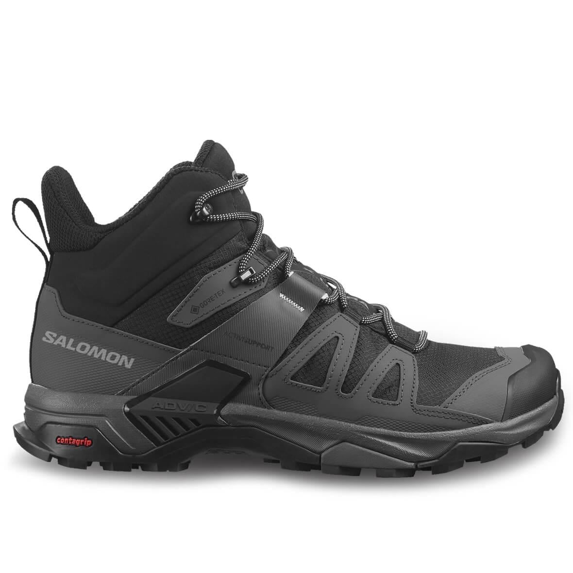 Salomon X Ultra 4 Mid GTX Gore-Tex Erkek Outdoor Bot - Siyah