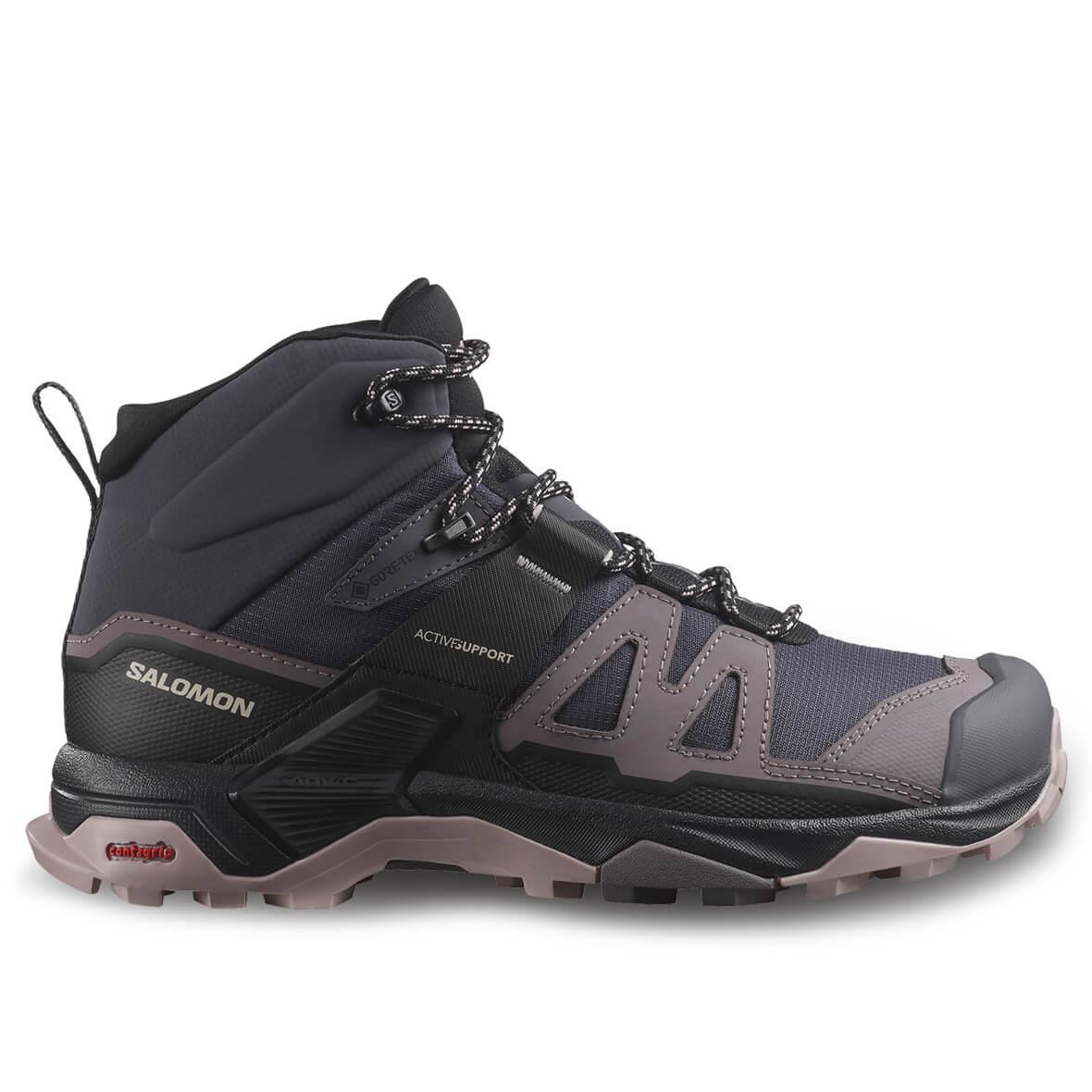 Salomon X Ultra 4 MID GTX W Gore-Tex Kadın Outdoor Bot - Gri