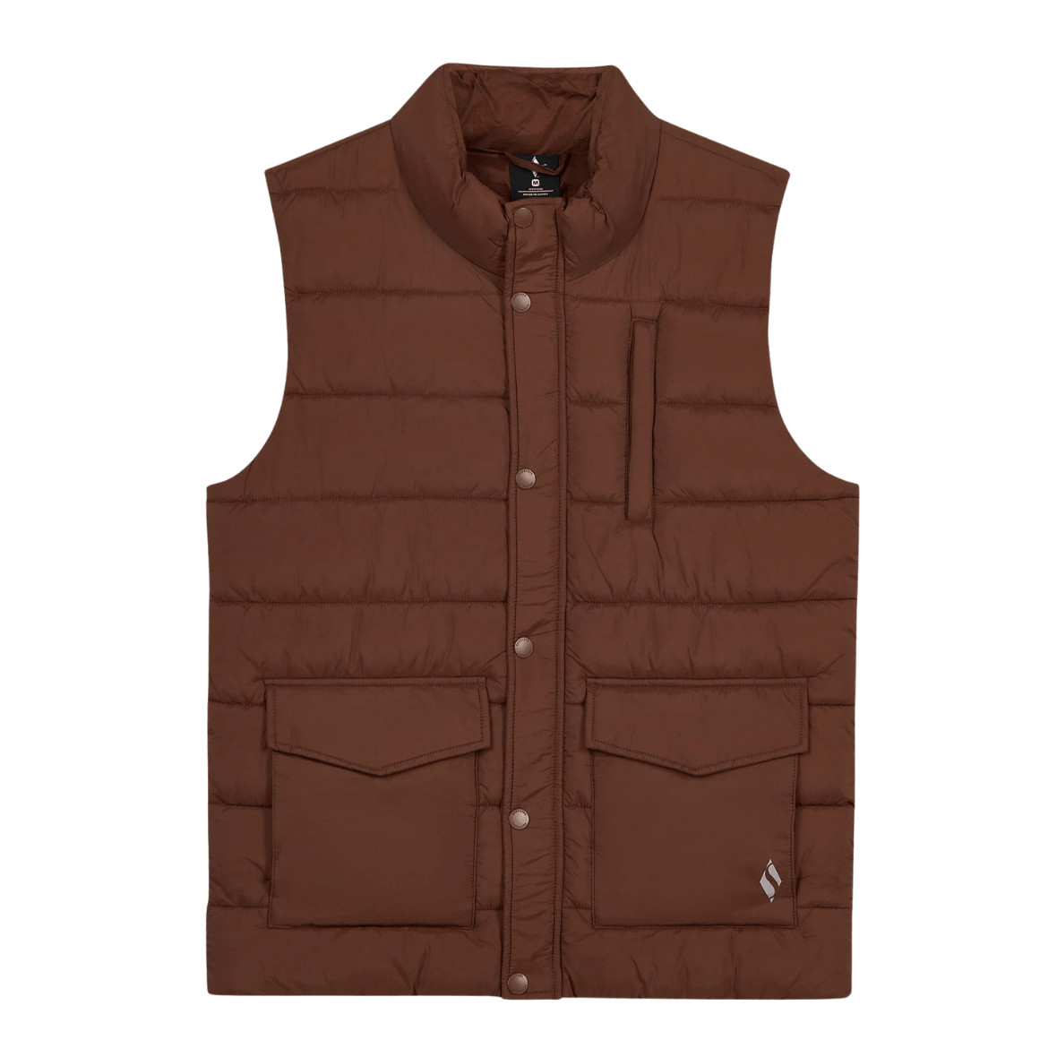 Skechers All Weather Cozy Fit Full Zip Vest S2620193-2070 Erkek Yelek - Kahverengi