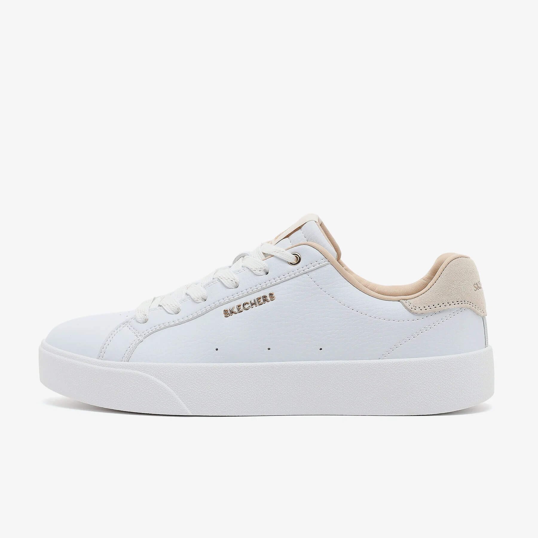 Skechers Belmont Alluring Charm 185535 WHT Kadın Sneaker - Beyaz
