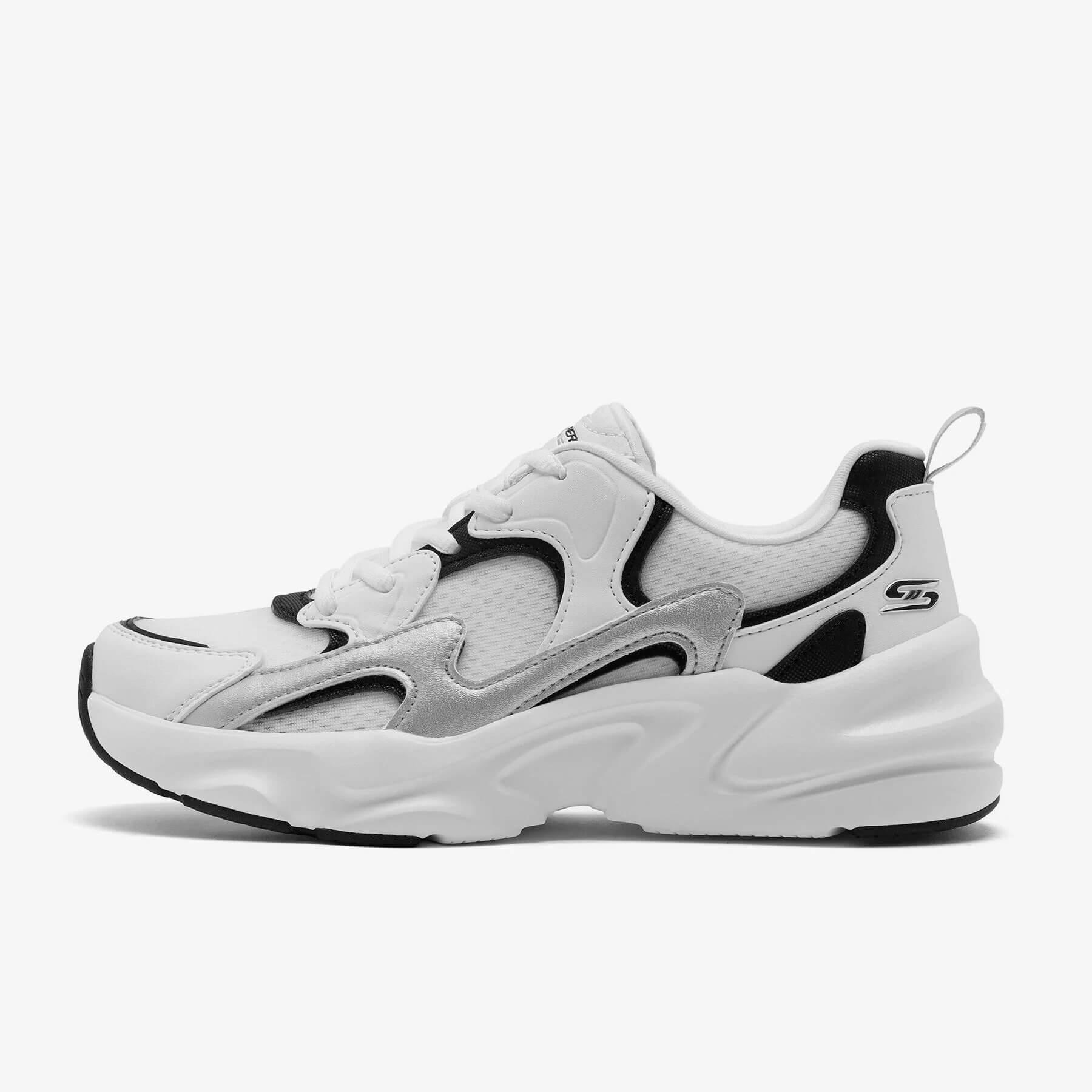 Skechers Bobs Bamina 2 - Tides Revitalized 117364 WBKS Kadın Sneaker - Beyaz