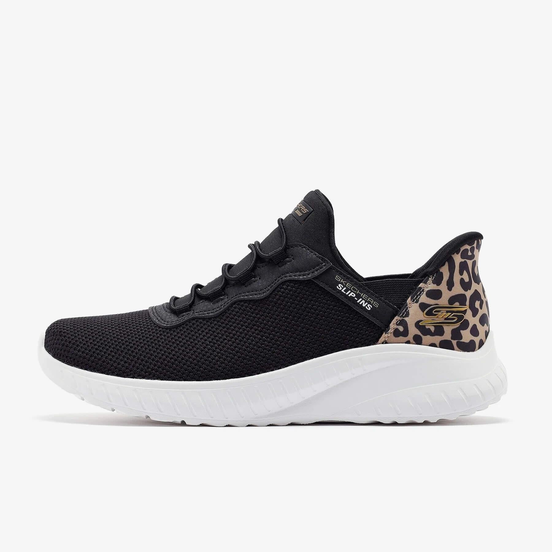 Skechers Bobs Squad Chaos 117499 BBK Kadın Sneaker - Siyah