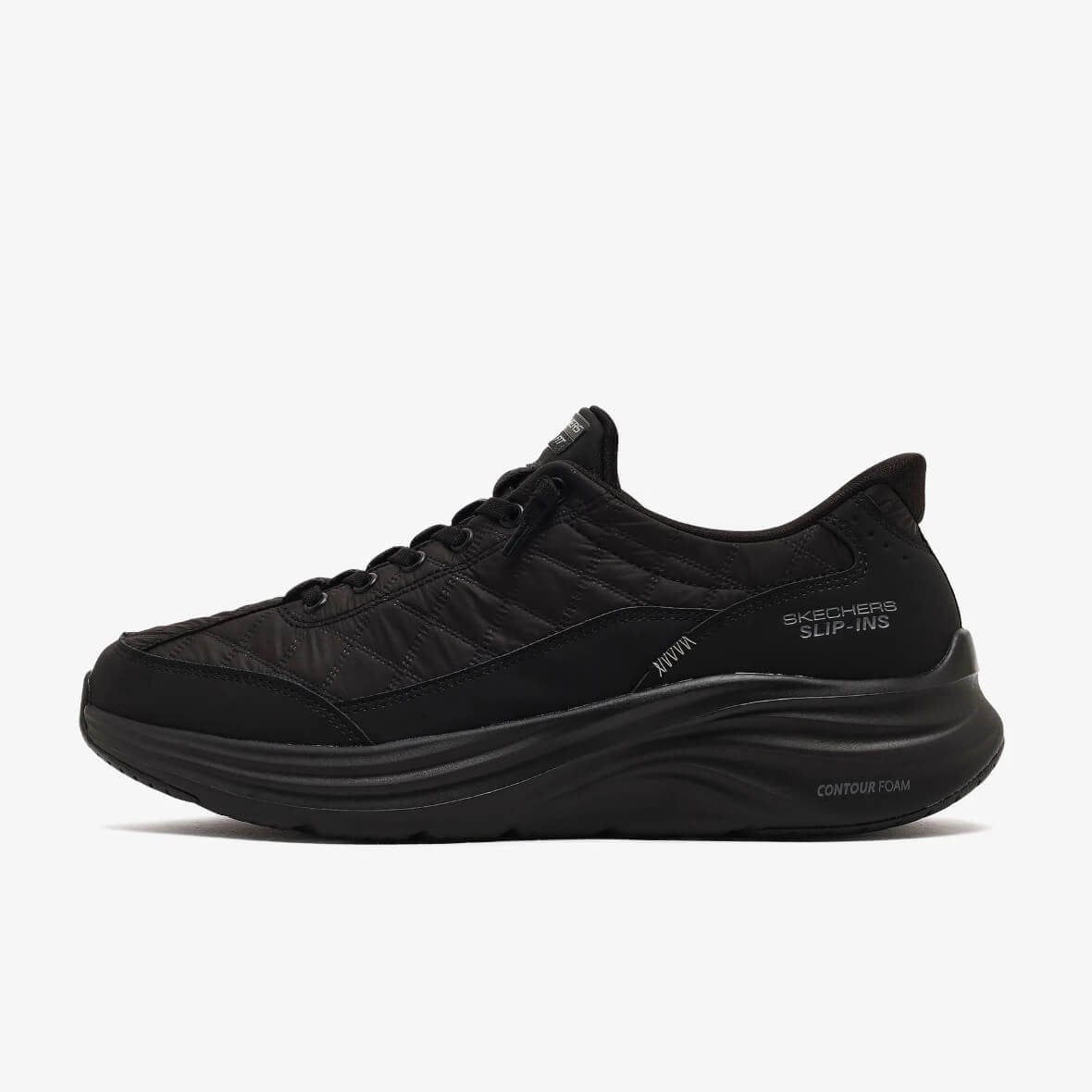 Skechers Contour Foam Cozy Fit 232619 BBK Erkek Spor Ayakkabı - Siyah