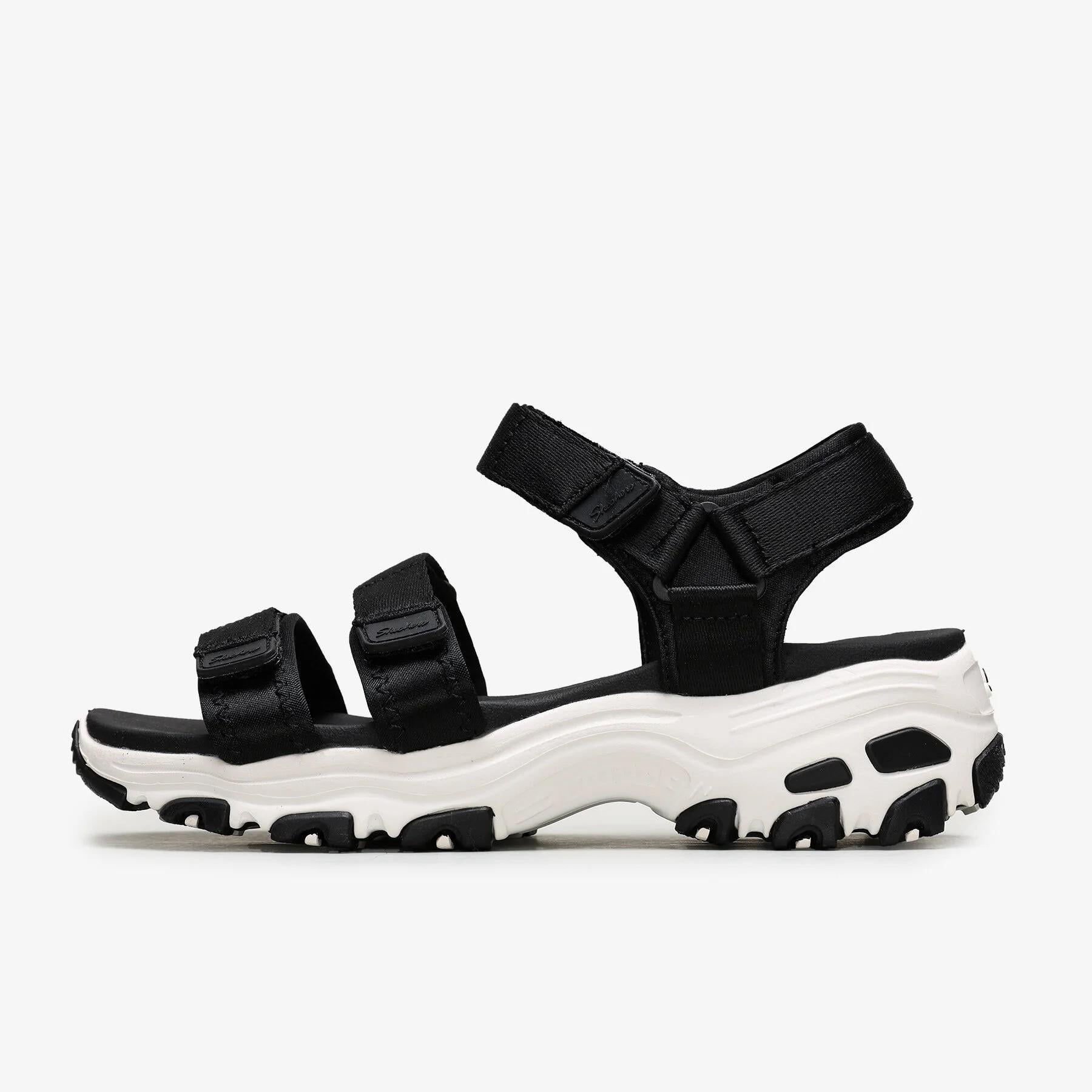 Skechers D'Lites - Fresh Catch 31514 BLK Kadın Sandalet - Siyah