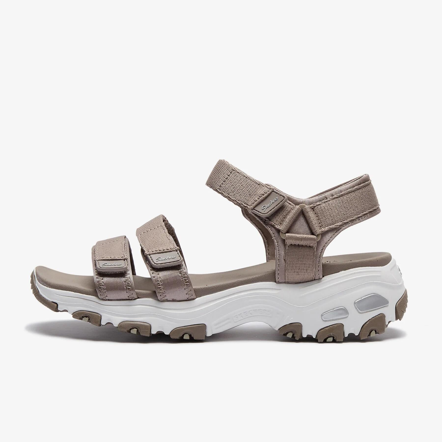 Skechers D'Lites - Fresh Catch 31514 TPE Kadın Sandalet - Bej