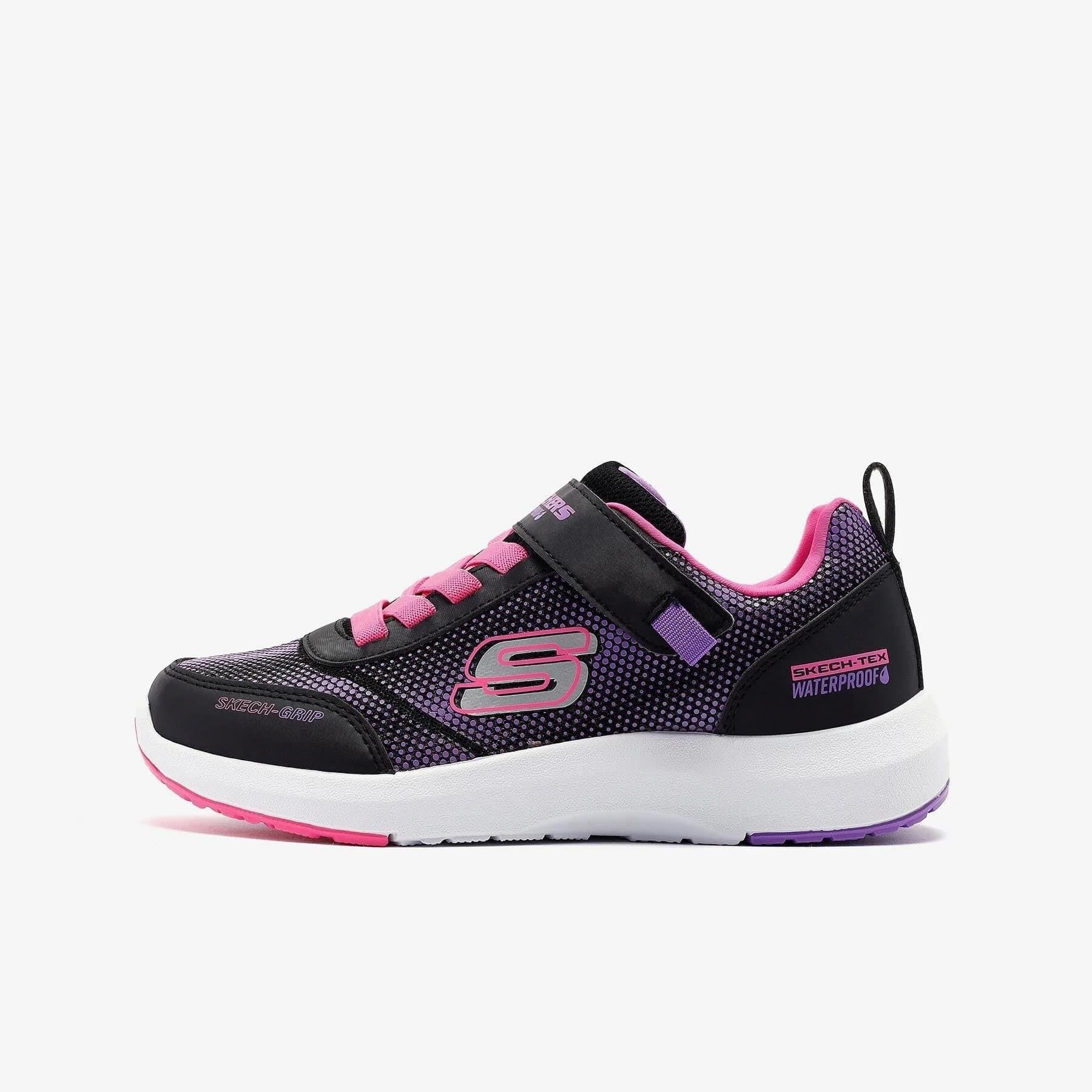 Skechers Dynamic Tread - Journey Time 303387L BKHP Çocuk Spor Ayakkabı - Siyah