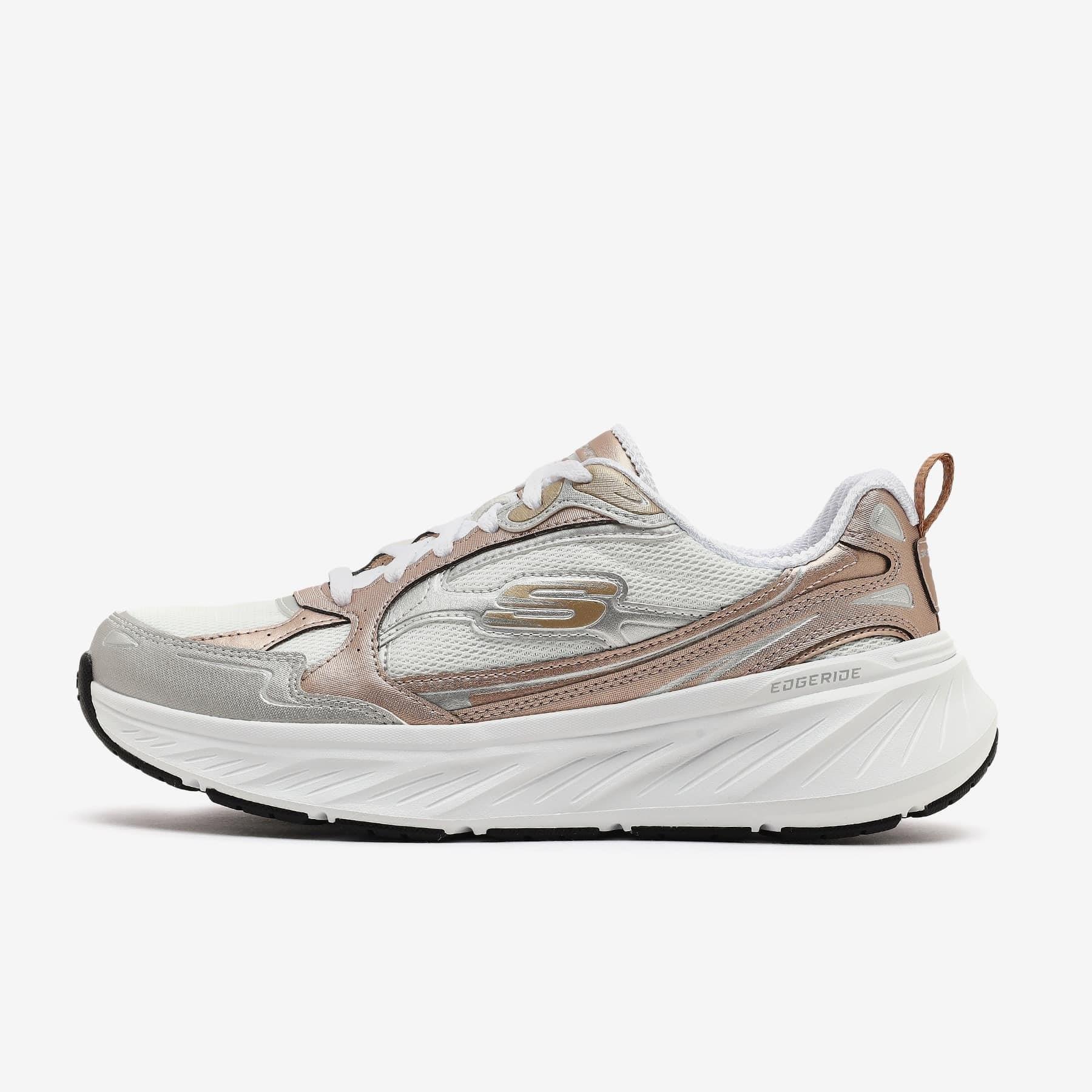Skechers Edgeride - Golden Haze 150494 GDSL Kadın Sneaker - Beyaz / Pembe Altın