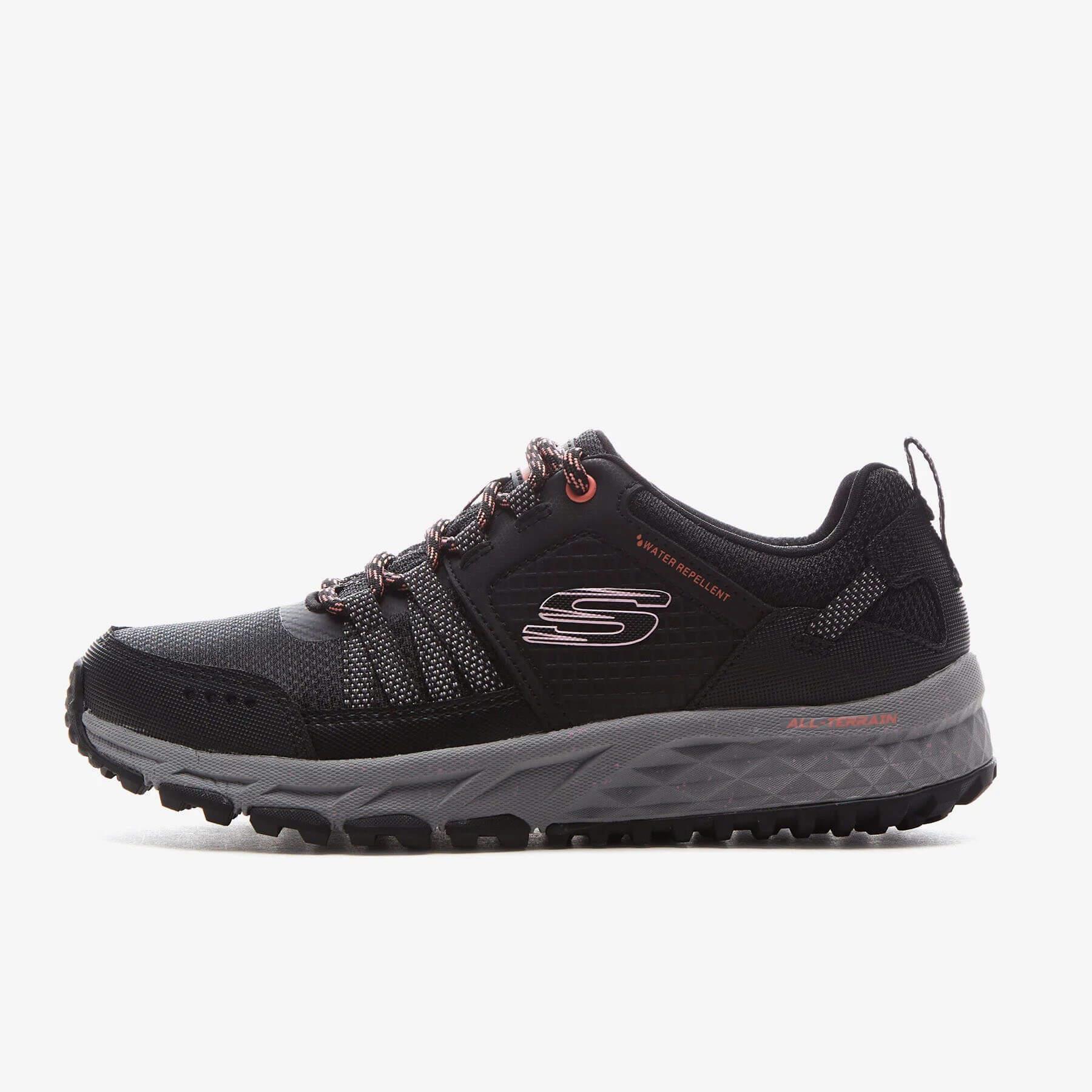 Skechers Escape Plan 180061 BKHP Kadın Outdoor Ayakkabı - Siyah