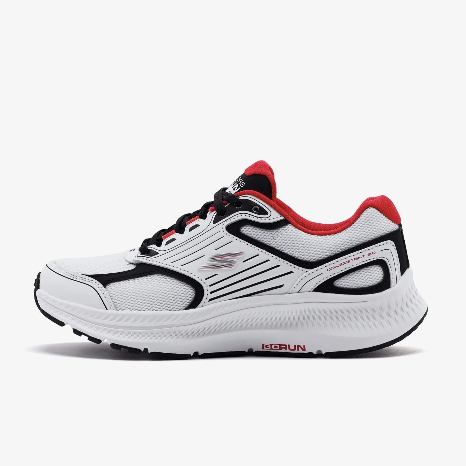 Skechers Go Run Consistent 2.0 220866 WBK Erkek Sneaker - Beyaz