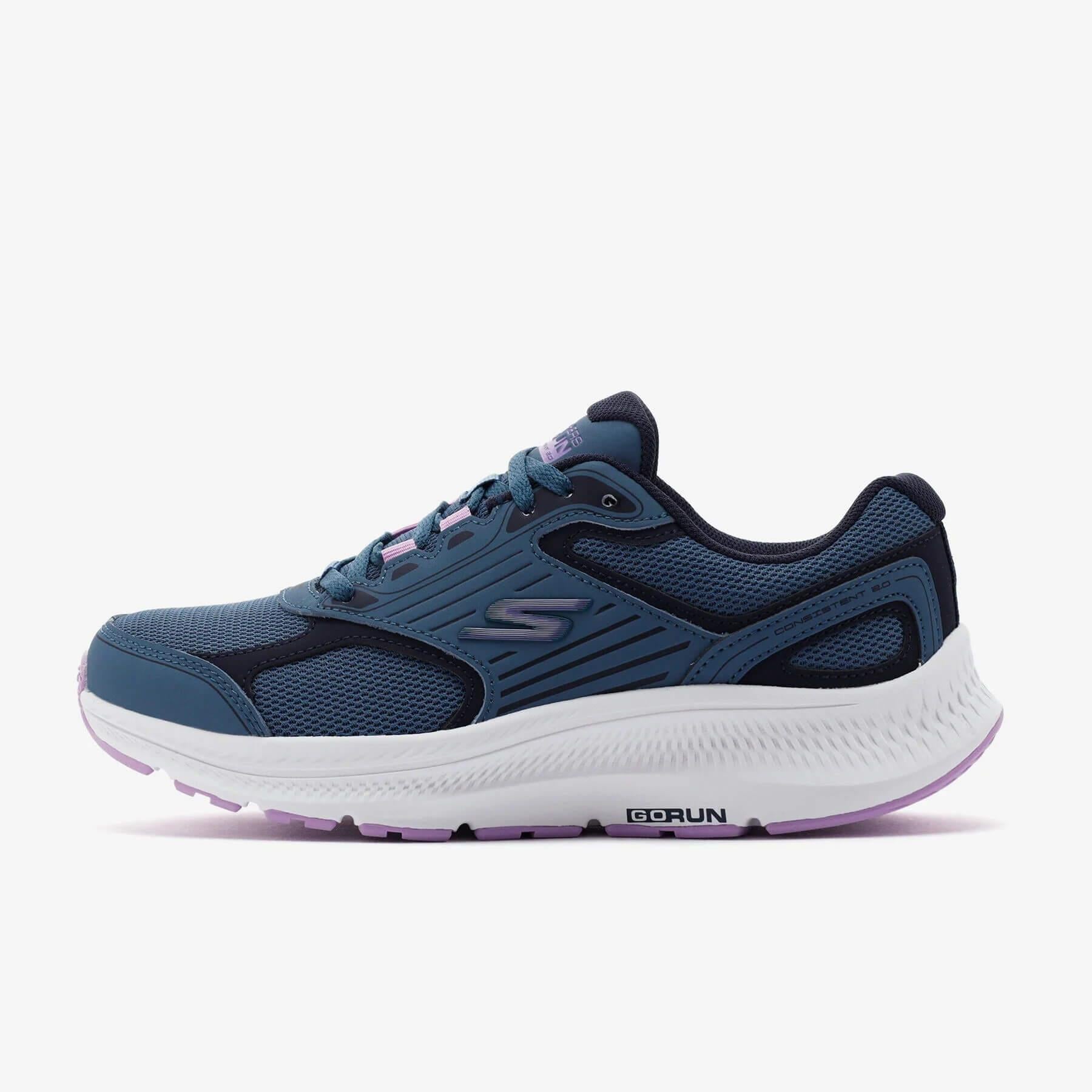 Skechers Go Run Consistent 2.0 128606 BPRL Kadın Sneaker - Mavi