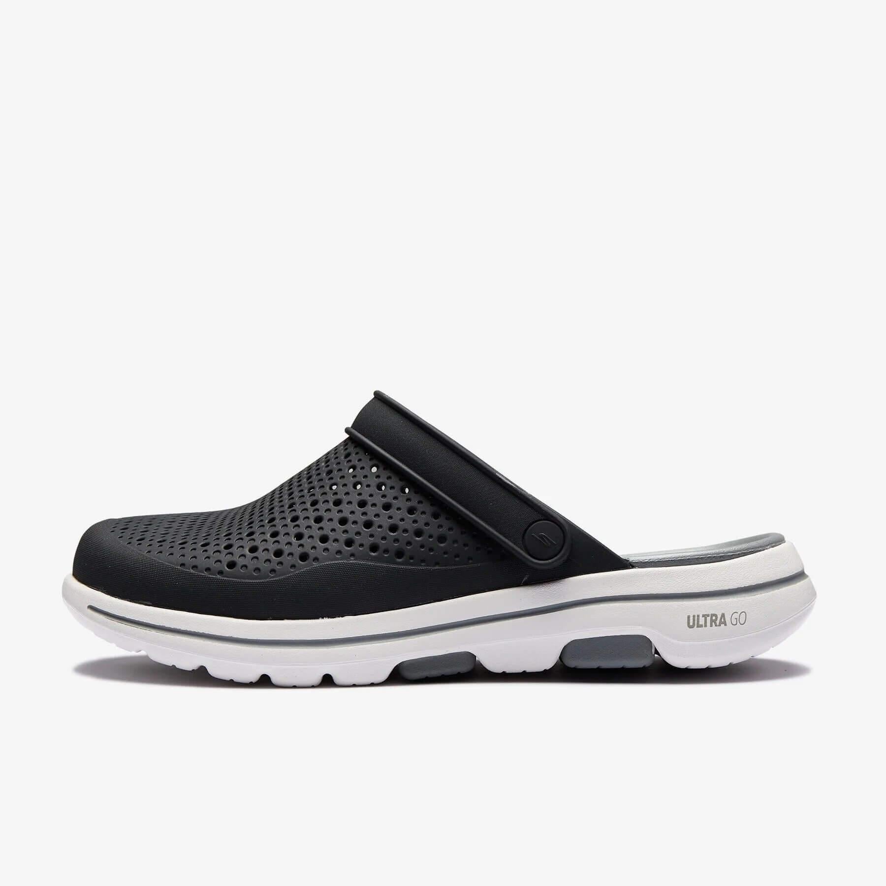 Skechers Go Walk 5 - Astonished 243002 BKGY Erkek Terlik - Siyah