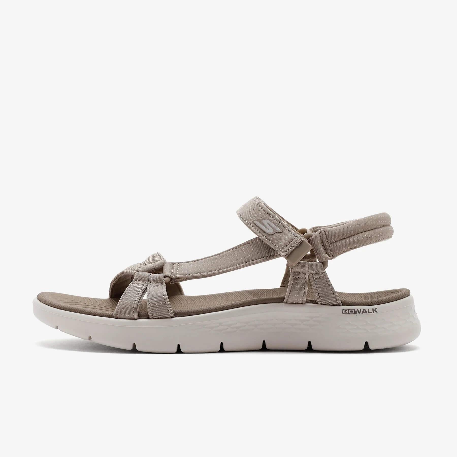 Skechers Go Walk Flex Sandal - Sublime 141451 TPE Kadın Sandalet - Bej