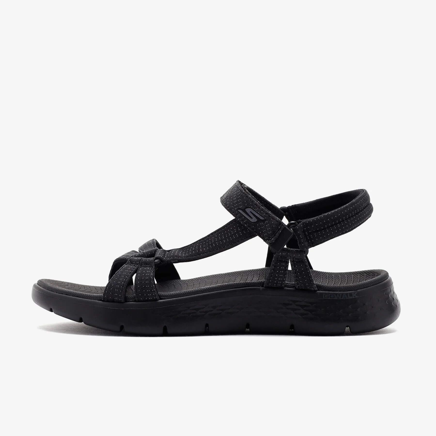 Skechers Go Walk Flex Sandal - Sublime 141451 BBK Kadın Sandalet - Siyah