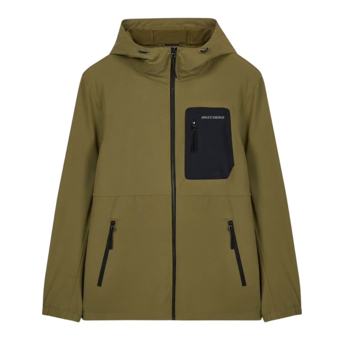 Skechers M Full Zip Trai Jacket S2620167-2194 Erkek Ceket - Haki