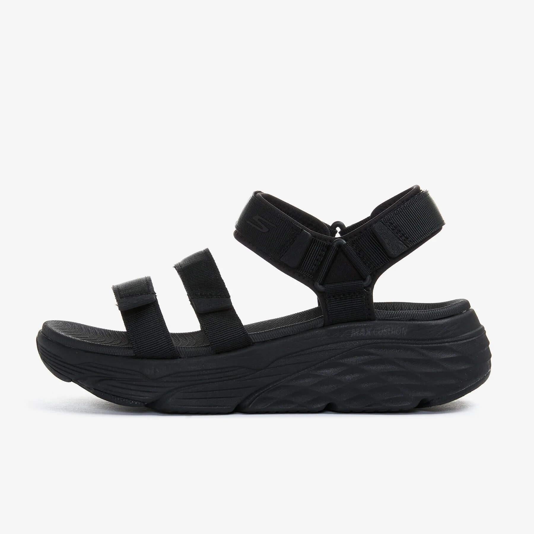 Skechers Max Cushioning - Lured 140218 NAT Kadın Sandalet - Siyah