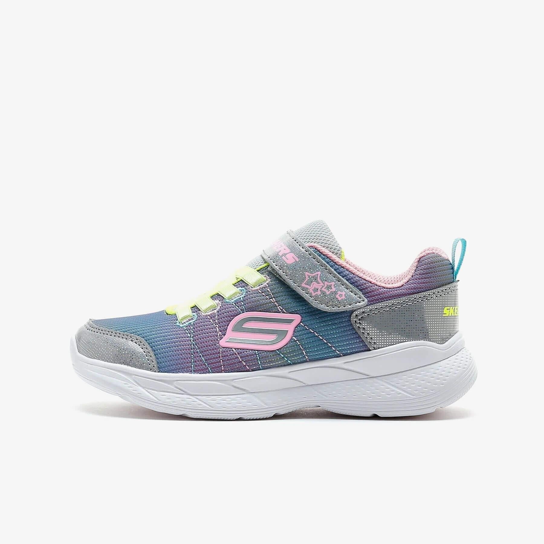 Skechers Snap Sprints 2.0 - Stars Away 303518L GYMT Çocuk Spor Ayakkabı - Gri / Multi
