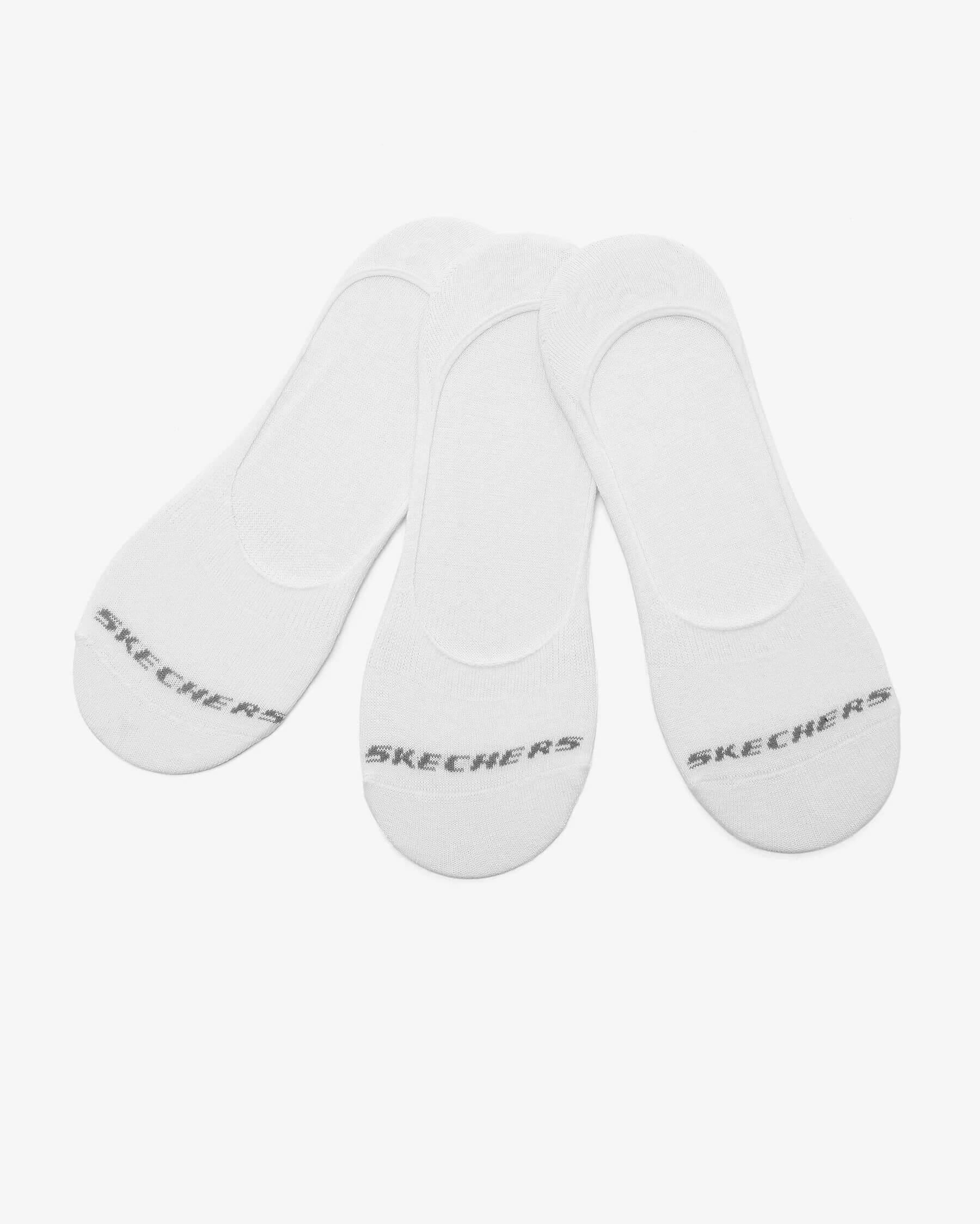 Skechers U No Show 3 Pack Sock S-192134-100 Unisex Çorap - 3'lü Paket