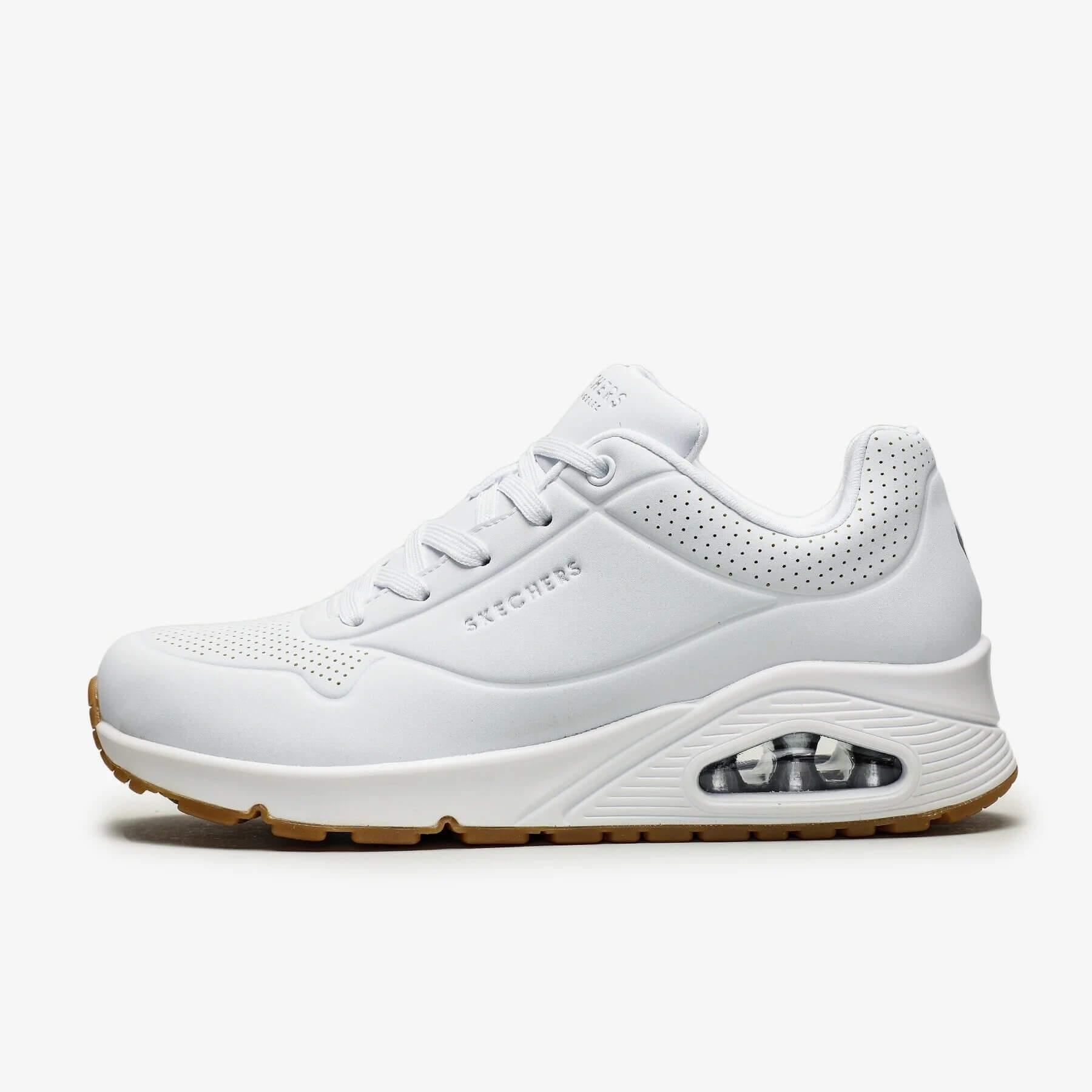 Skechers Uno - Stand On Air 73690 WHT Kadın Sneaker - Beyaz