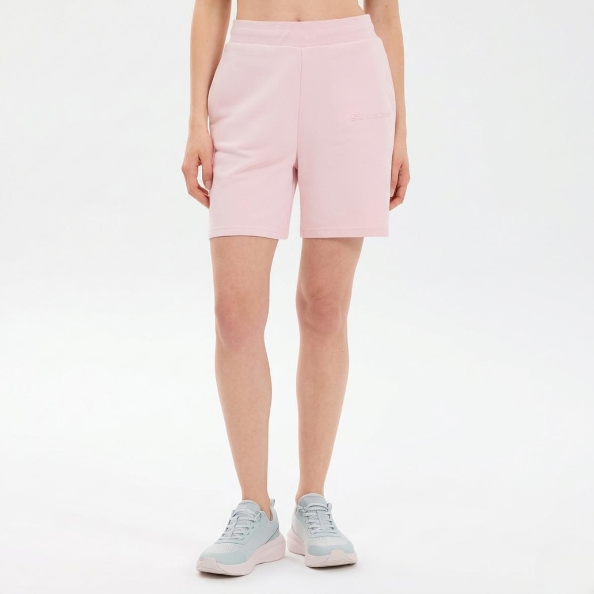 Skechers W Essential 5 inch Sweat Short S2610001-0441 Kadın Şort - Pembe