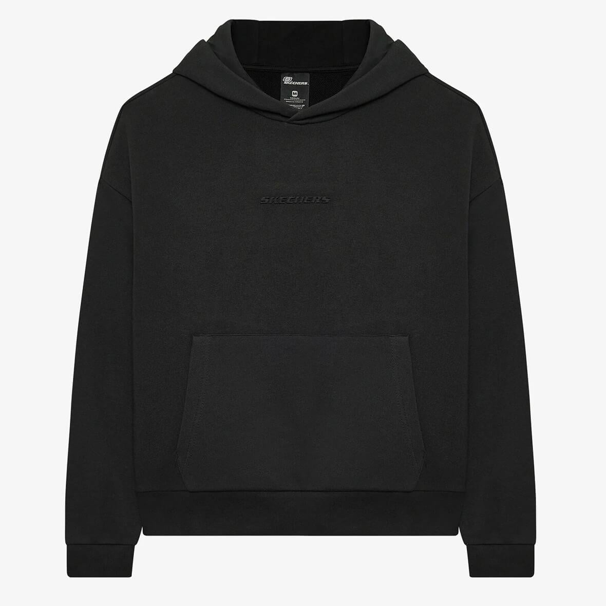 Skechers W Essential Hoodie Sweatshirt S242111-001 Kadın Sweatshirt - Siyah