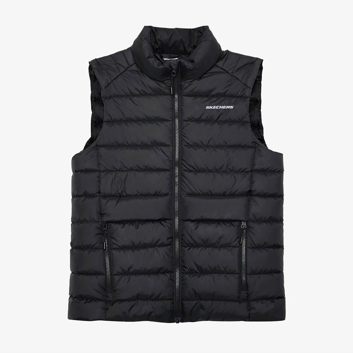 Skechers W Outerwear Padded Vest S242319-001 Kadın Yelek - Siyah