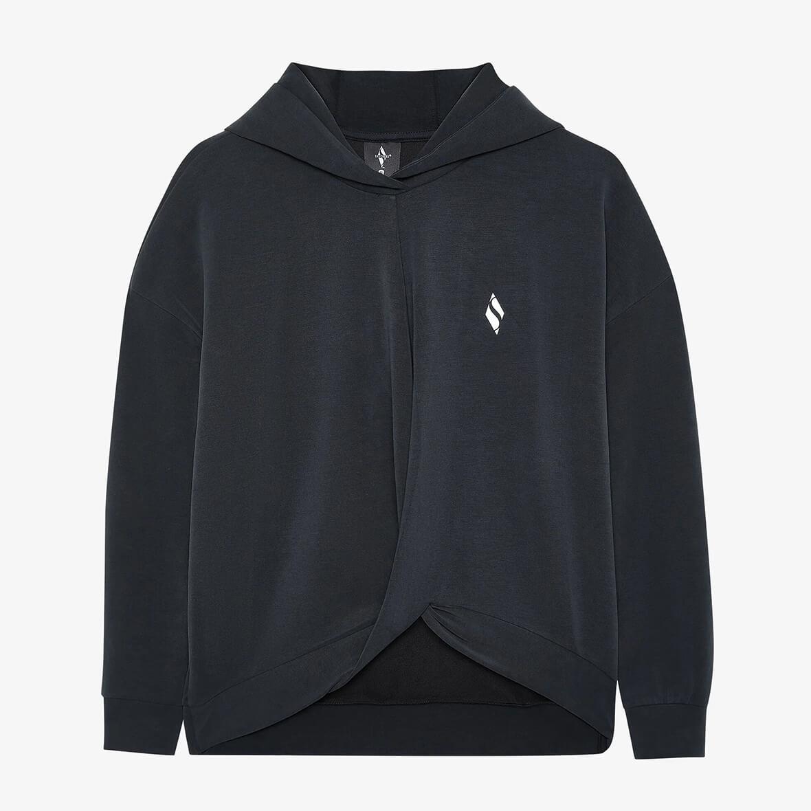 Skechers W Soft Touch Hoodie Sweatshirt S242111-001 Kadın Sweatshirt - Siyah