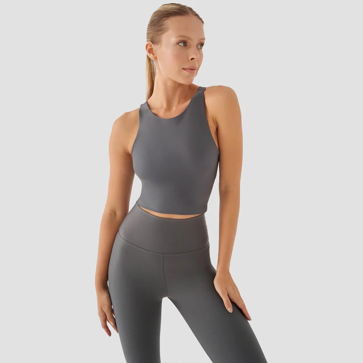 Superstacy Jane Kadın Spor Bra - Gri
