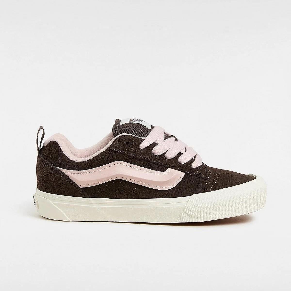 Vans Knu Skool Kadın Ayakkabı - Koyu Kahve / Pembe